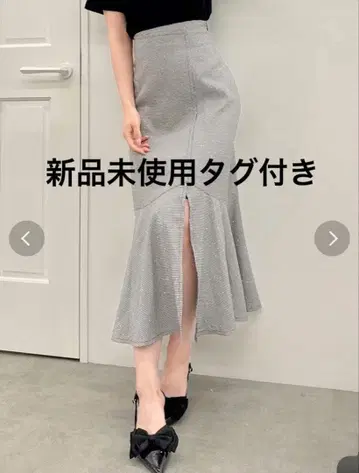 스커트 포토핏 머메이드 스커트 dazzlin 다즐린 그레이