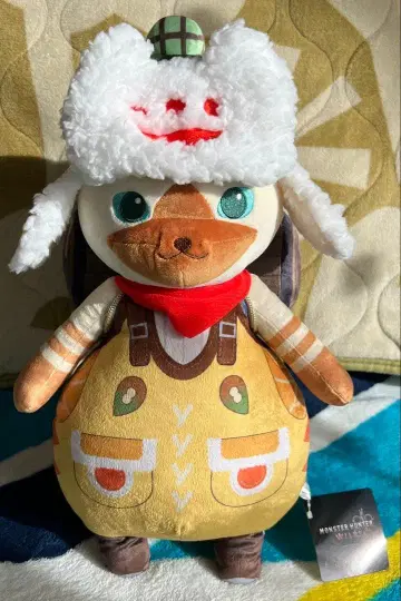 몬스터 헌터 와일즈 오토모 아이루 봉제 인형 캡콤 한정판 몬헌