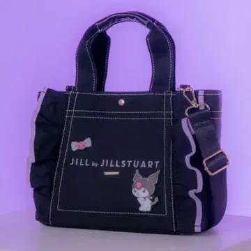 미개봉 새상품 질 바이 질 스튜어트 쿠로미 x 프릴 토트백 블랙