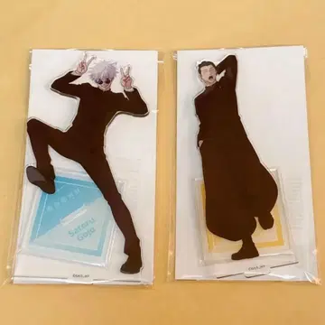 [미개봉 새상품] 아크릴 스탠드 2체 세트 (고죠 사토루, 게토 스구루)