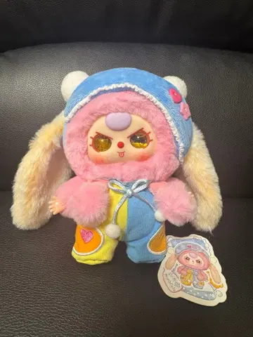 BabyThree 토끼 봉제 인형 골드 컬러 오일 눈 매우 희귀! 키링