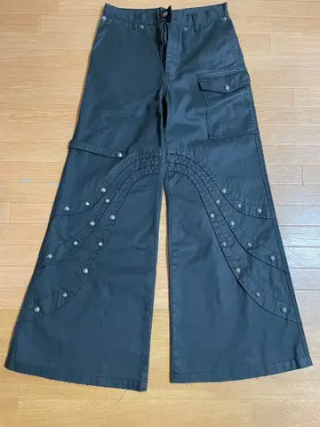 ROSEN KREUZ 블랙 와이드 팬츠 사이즈 2