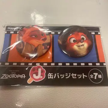 주토피아 캔뱃지 세트 전 7종