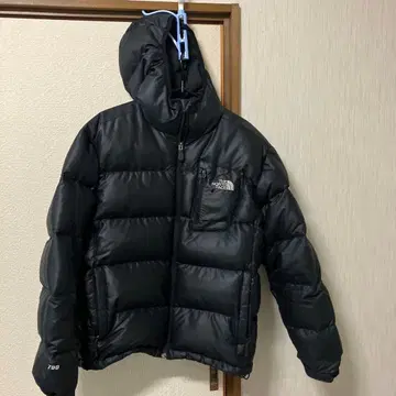 THE NORTH FACE 후드 부착 다운 자켓 블랙