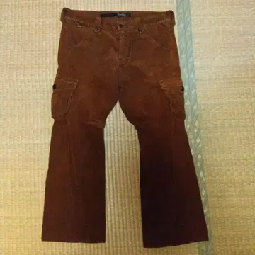 리 브라운 코듀로이 카고 팬츠