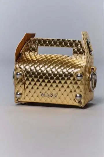 MASU LEATHER CAKE MINI BAG 골드