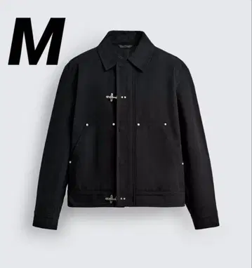 ZARA 자라 릴랙스핏 토글 버튼 자켓 M