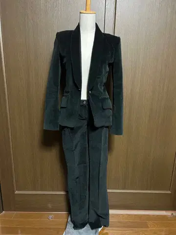 D&G 블랙 벨벳 수트 셋업 상하의