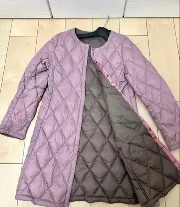 여성용 코트 따뜻 시니어 정품 다운 코트 방한 경량 자켓