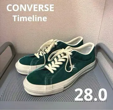 컨버스 원스타 스웨이드 28.0 그린 일본제 타임라인