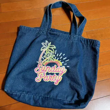 DA PUMP SundayParty ISSA 데님 토트백 야자수