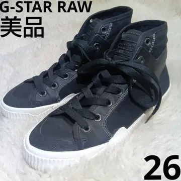 새상품급 G-Star RAW 지스타로우 스니커즈 미드컷 26