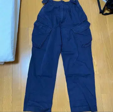 로얄 네이비 카고 팬츠