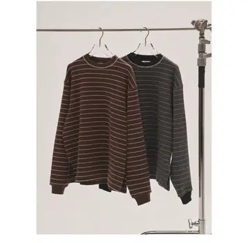 todayful 스트라이프 긴팔 T셔츠