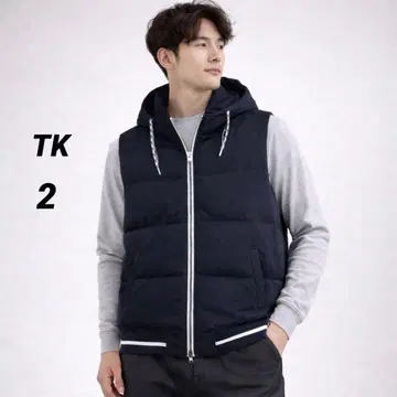 다운 베스트 남성용 TK TAKEO KIKUCHI 다케오 키쿠치 후디