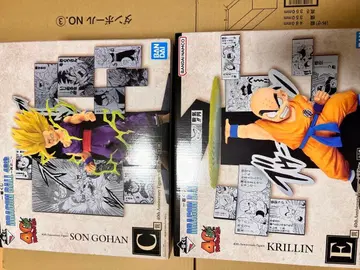 제일복권 드래곤볼 피규어 E상 크리링 C상 손오반 2체