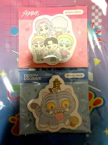 새상품 KPOP DERPY Saja Boys 메모장 세트