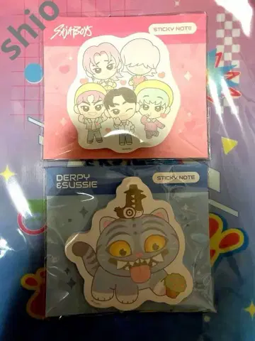 새상품 KPOP DERPY Saja Boys 메모장 세트