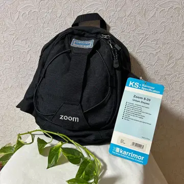 [ 미사용 ] karrimor ZOOM 2WAY 힙색 백팩 블랙