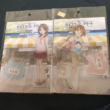 하이후리 아크릴 스탠드 세트 미케짱 모카짱