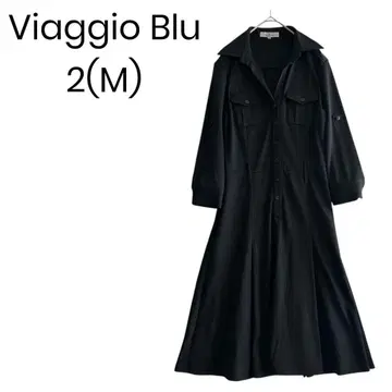 ViaggioBlu 셔츠 원피스 깔끔한 오피스 캐주얼 1552