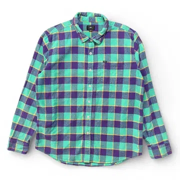 오베이 아웃도어 코튼 체크 라이트 플란넬 플란넬 셔츠 긴팔 셔츠