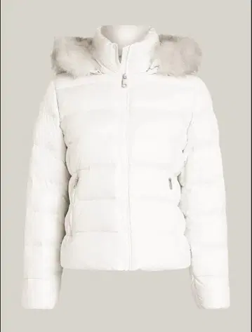 TOMY HILFIGER 화이트 다운 여성용