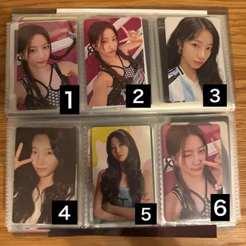 낱개 판매 가능 Le Sserafim 카즈하 트레이딩 카드 등