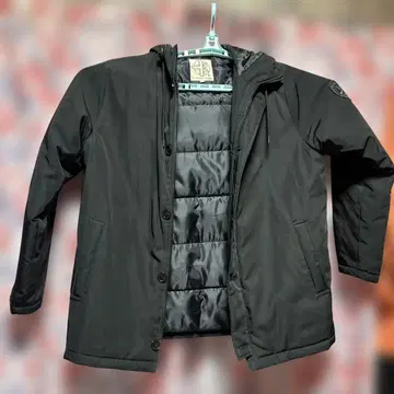 HK WORKS LONDON 후드 부착 다운 자켓 L