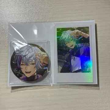 후와 미나토 생일 굿즈 니지산지 캔뱃지 폴라로이드