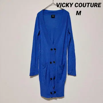VICKY COUTURE 롱 가디건 파랑 사이즈 2