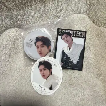 SEVENTEEN THE 8 스티커 & 스마트폰 그립 세트