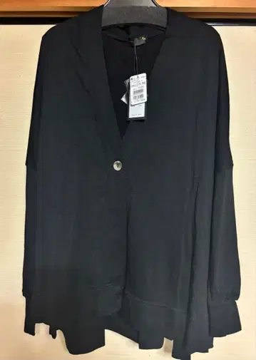 [일본제] 울 100% Aga 가디건 블랙