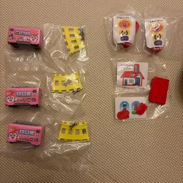 호빵맨 캐릭터 레일 가챠가챠 짤랑이 레일 건널목 역