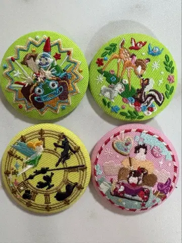 디즈니 자수 배지 2 토이스토리, 밤비, 피터팬, 주먹왕 랄프