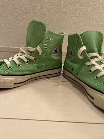 그린 하이컷 스니커즈 컨버스