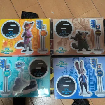 주토피아2 해피 복권 G상 아크릴 스탠드 세트