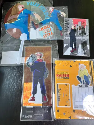 주술회전 이타도리 유우지 아크릴 스탠드 페스티벌 카페 도큐 세븐 미개봉