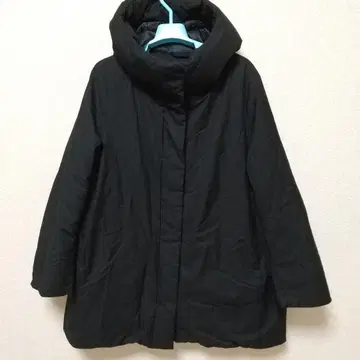새상품급! 유니클로 여성용 하이브리드 다운 코트 L 블랙