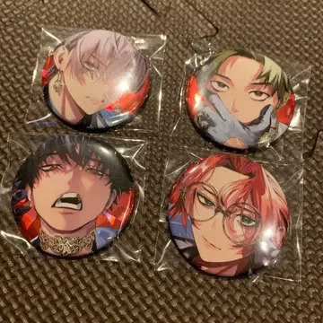 팬텀 버스터즈 캔뱃지 파보테리아 4점 컴플리트 세트