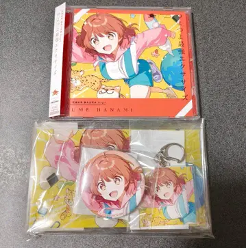 하나미 유메 학원 마스터즈 CD 캔뱃지 아크릴 키링 아크릴 스탠드