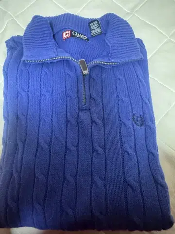 CHAPS 파란색 스웨터 L 사이즈