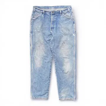 구제 의류 디키즈 코튼 데님 페인터 팬츠 워크 팬츠 W3