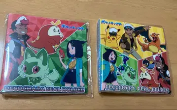 새상품 포켓몬 데코 캐릭터 씰 홀더 세트