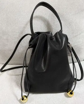 블랙 복조리형 숄더백