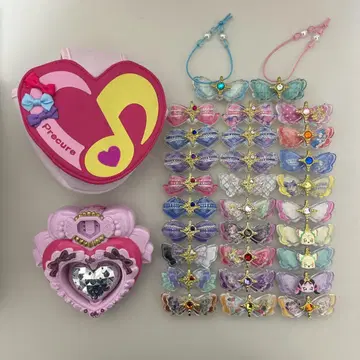 너와 아이돌 프리큐어 아이돌 하트 브로치 키라룬 리본 묶음 판매