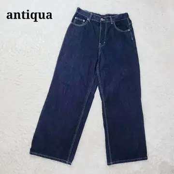 antiqua 안티카 와이드 데님 팬츠 다크 네이비 L