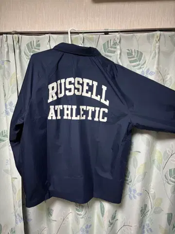 러셀 애슬레틱 네이비 나일론 자켓