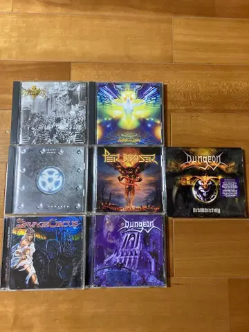 일본반 프리티.메이즈, 던전 외 CD 7매 세트