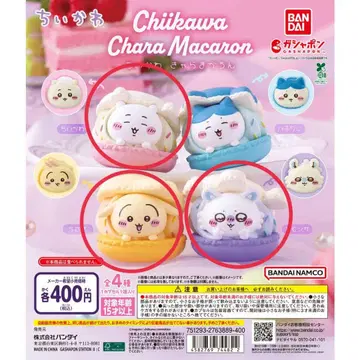 치이카와 토끼 모몽가 캐릭터 마카롱 3종류